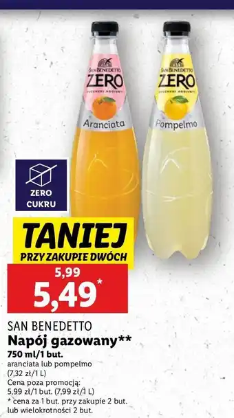 Lidl Napój pompelmo San Benedetto Zero oferta