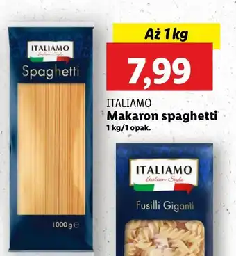 Lidl Makaron spaghetti Italiamo oferta