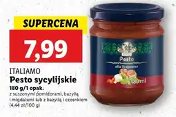 Lidl Pesto z bazylią i czosnkiem Italiamo oferta