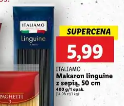 Lidl Makaron linguine Italiamo oferta