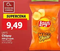 Lidl Chipsy mac&cheese Lay's oferta