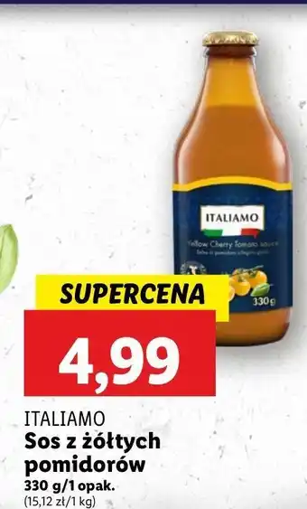 Lidl Sos z żółtych pomidorów Italiamo oferta