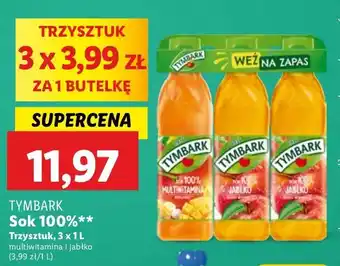 Lidl Sok multiwitamina + 2 x sok jabłkowy Tymbark 1936 oferta