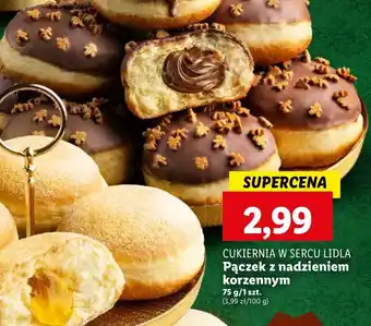 Lidl Pączek z nadzieniem o smaku korzennym Cukiernia Lidla oferta