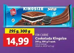 Lidl Czekolada kingsize neo Fin Carre oferta