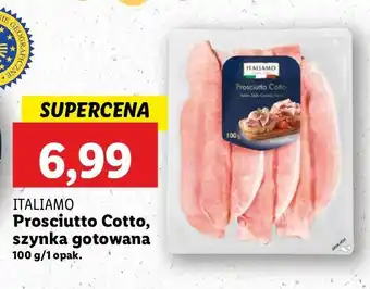 Lidl Szynka prosciutto cotto Italiamo oferta