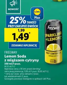 Lidl Napój lemon Freeway oferta