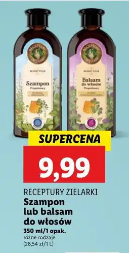 Lidl Balsam propolisowy do włosów ze skłonnością wypadania Receptury Zielarki oferta