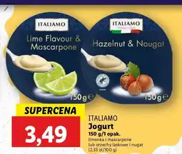 Lidl Jogurt kremowy toffi-orzech laskowy Italiamo oferta