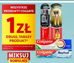 Lidl Pasta do zębów cooling crystals Colgate Max Fresh oferta