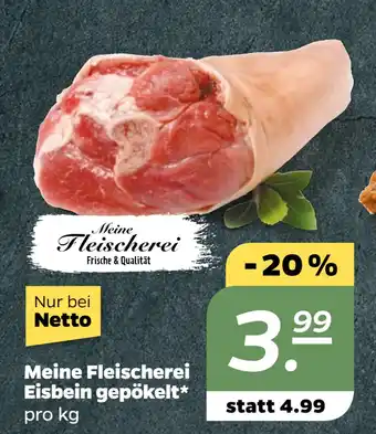 Netto Meine Fleischerei Eisbein gepökelt oferta