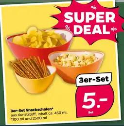 Netto 3er-Set. 3er-Set Snackschalen oferta