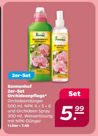 Netto Sonnenhof 2er-Set Orchideenpflege oferta