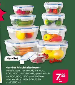 Netto 4er-Set Frischhaltedosen oferta