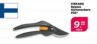 Netto FISKARS Bypass Gartenschere P26 oferta