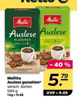 Netto Melitta Auslese gemahlen oferta