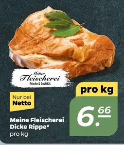 Netto Meine Fleischerei Dicke Rippe oferta