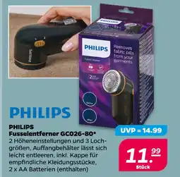 Netto PHILIPS Fusselentferner GC026-80 oferta