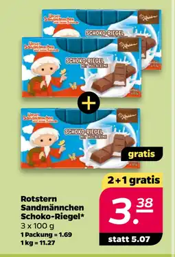 Netto Rotstern Sandmännchen Schoko-Riegel oferta