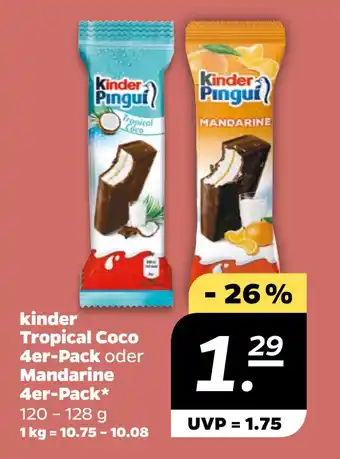 Netto kinder Tropical Coco 4er-Pack oder Mandarine 4er-Pack oferta