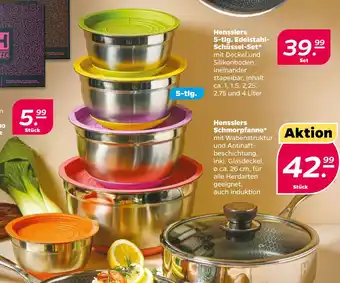 Netto Hensslers 5-tlg. EdelstahlSchüssel-Set oferta