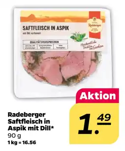 Netto Radeberger Saftfleisch in Aspik mit Dill oferta