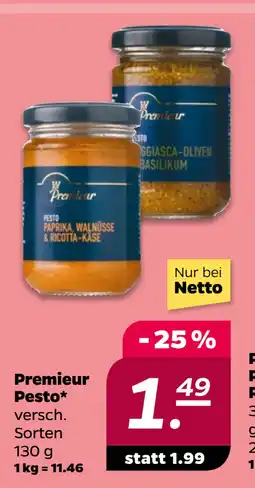 Netto Premieur Pesto oferta