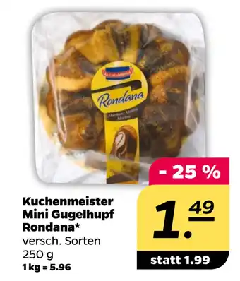 Netto Kuchenmeister Mini Gugelhupf Rondana oferta