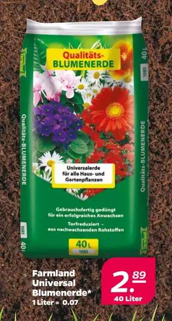 Netto Farmland Universal Blumenerde oferta