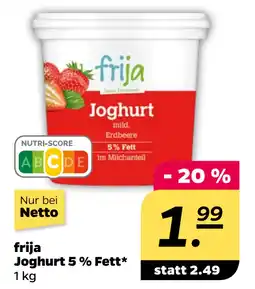 Netto frija Joghurt 5 % Fett oferta