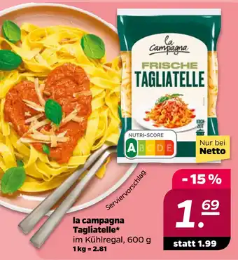 Netto la campagna Tagliatelle oferta