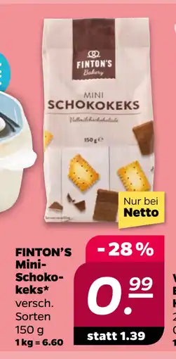 Netto FINTON’S MiniSchokokeks oferta