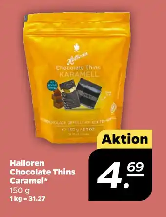 Netto Halloren Chocolate Thins Caramel oferta