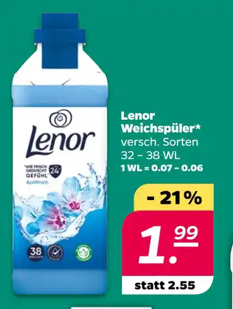 Netto Lenor Weichspüler oferta