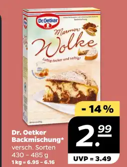 Netto Dr. Oetker Backmischung oferta