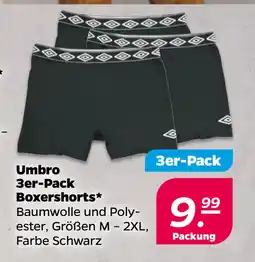 Netto Umbro 3er-Pack Boxershorts oferta