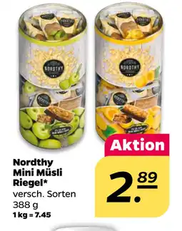 Netto Nordthy Mini Müsli Riegel oferta