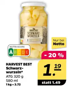 Netto HARVEST BEST Schwarzwurzeln oferta