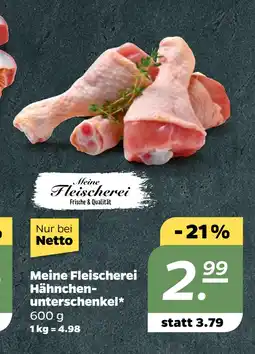 Netto Meine Fleischerei Hähnchenunterschenkel oferta