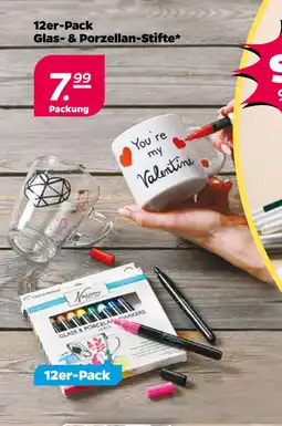 Netto 12er-Pack Glas- & Porzellan-Stifte oferta