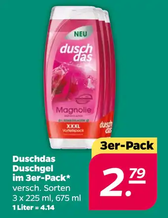 Netto Duschdas Duschgel im 3er-Pack oferta