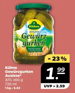 Netto Kühne Gewürzgurken Auslese oferta