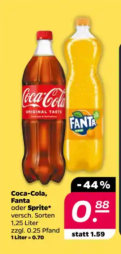 Netto Coca-Cola, Fanta oder. Sprite oferta