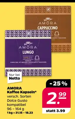 Netto AMORA Kaffee Kapseln oferta