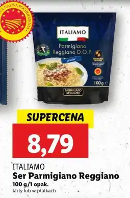 Lidl Ser parmigiano reggiano płatki Italiamo oferta