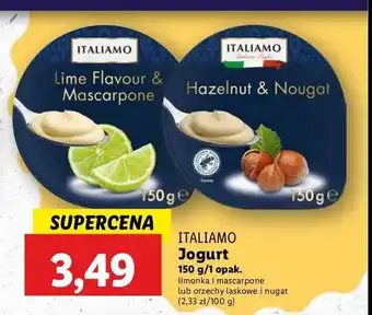 Lidl Jogurt kremowy limetkowy Italiamo oferta