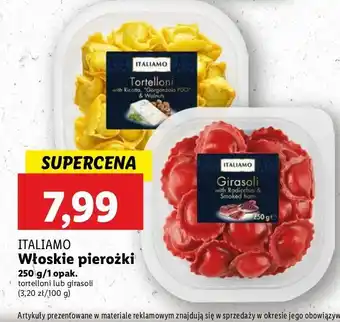 Lidl Makaron tortelloni Italiamo oferta