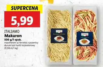 Lidl Makaron maccheroni al ferretto Italiamo oferta