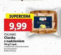 Lidl Ciastka migdałowe z nadzieniem pomarańczowym Italiamo oferta