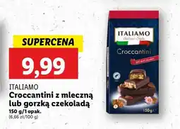 Lidl Croccantini w czekoladzie mlecznej Italiamo oferta